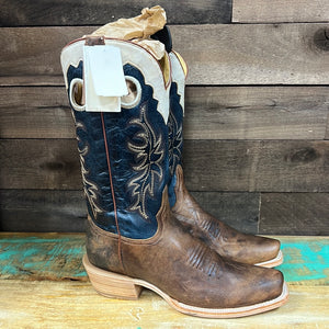 Boots with shop riding heel