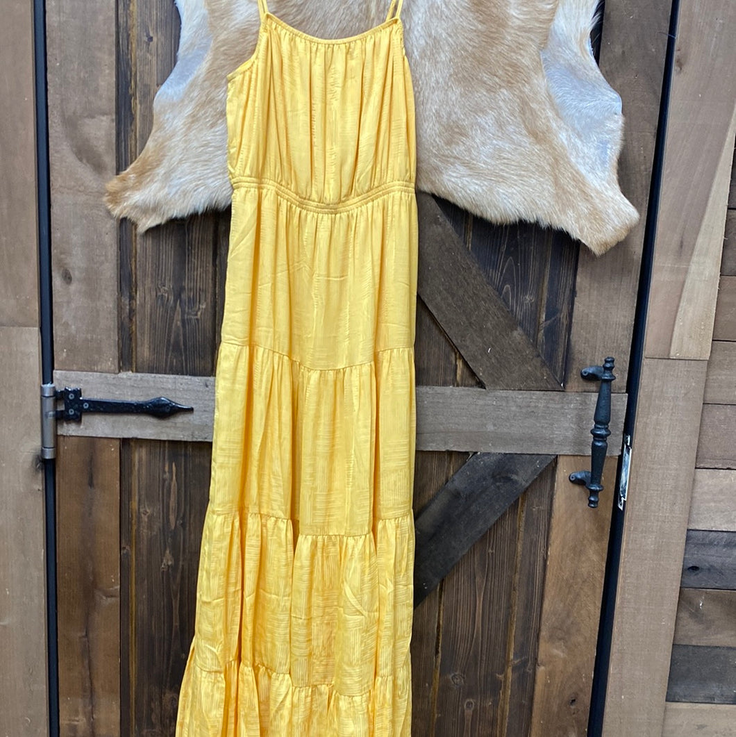 Mango Sorbet Tiered Maxi Dress.