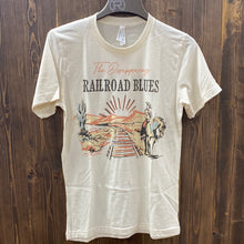 Load image into Gallery viewer, The Disappearing Railroad Blues T-Shirt.