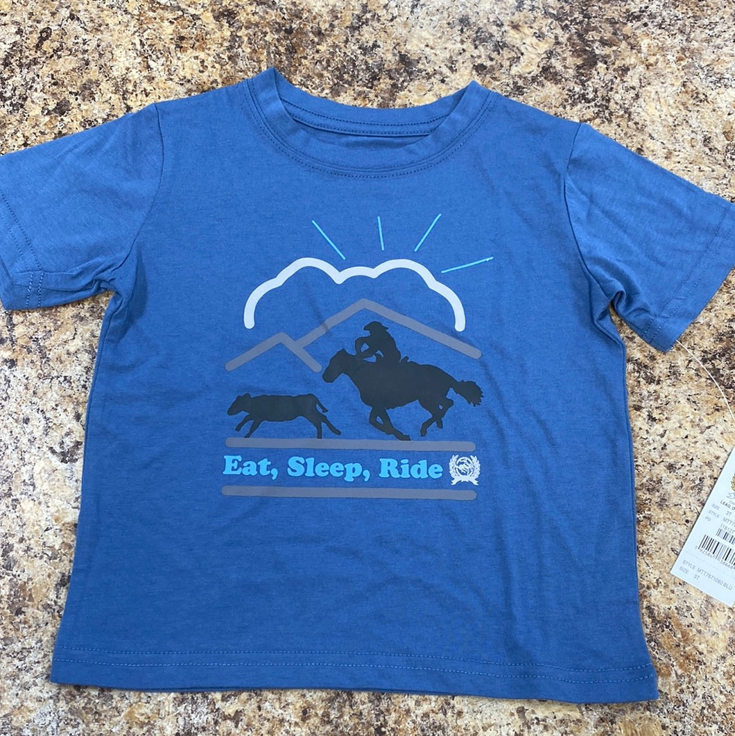 Toddlers Cinch Blue Tee