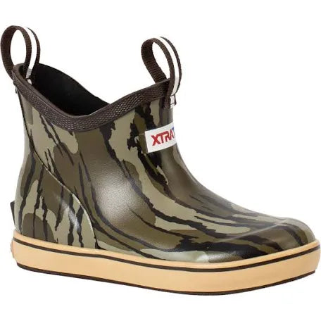 Kids Ankle Deck Mossy Oak Bottom Land Boot.