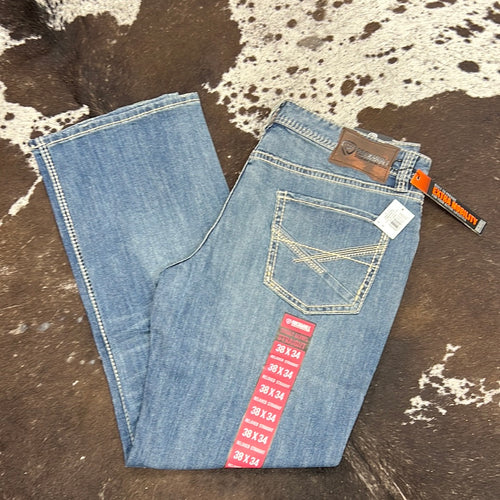 Men’s Crossed Double Barrel Jean