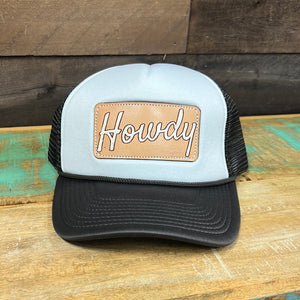 Grey Foam Howdy Trucker Hat