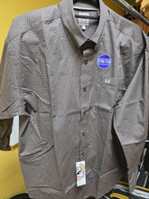 Load image into Gallery viewer, Cinch- Men&#39;s Brown Print Button Up.