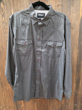 Load image into Gallery viewer, Hooey- Men's Black/Brown Pattern Long Sleeve Button Up.