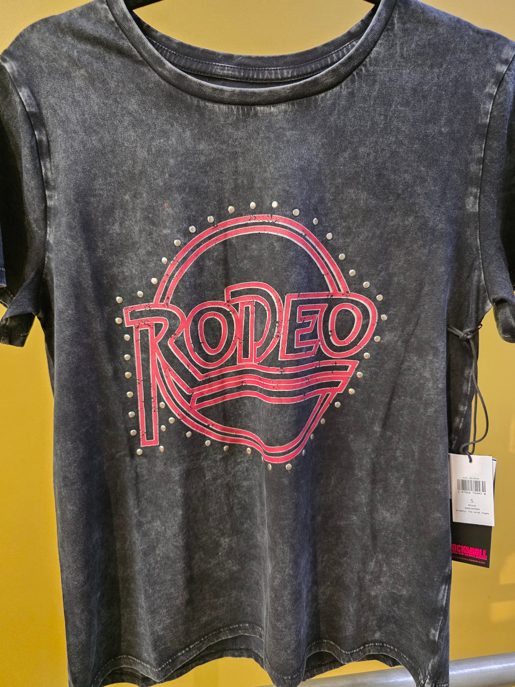 Rock And Roll- Graphic Tee w/Studs.