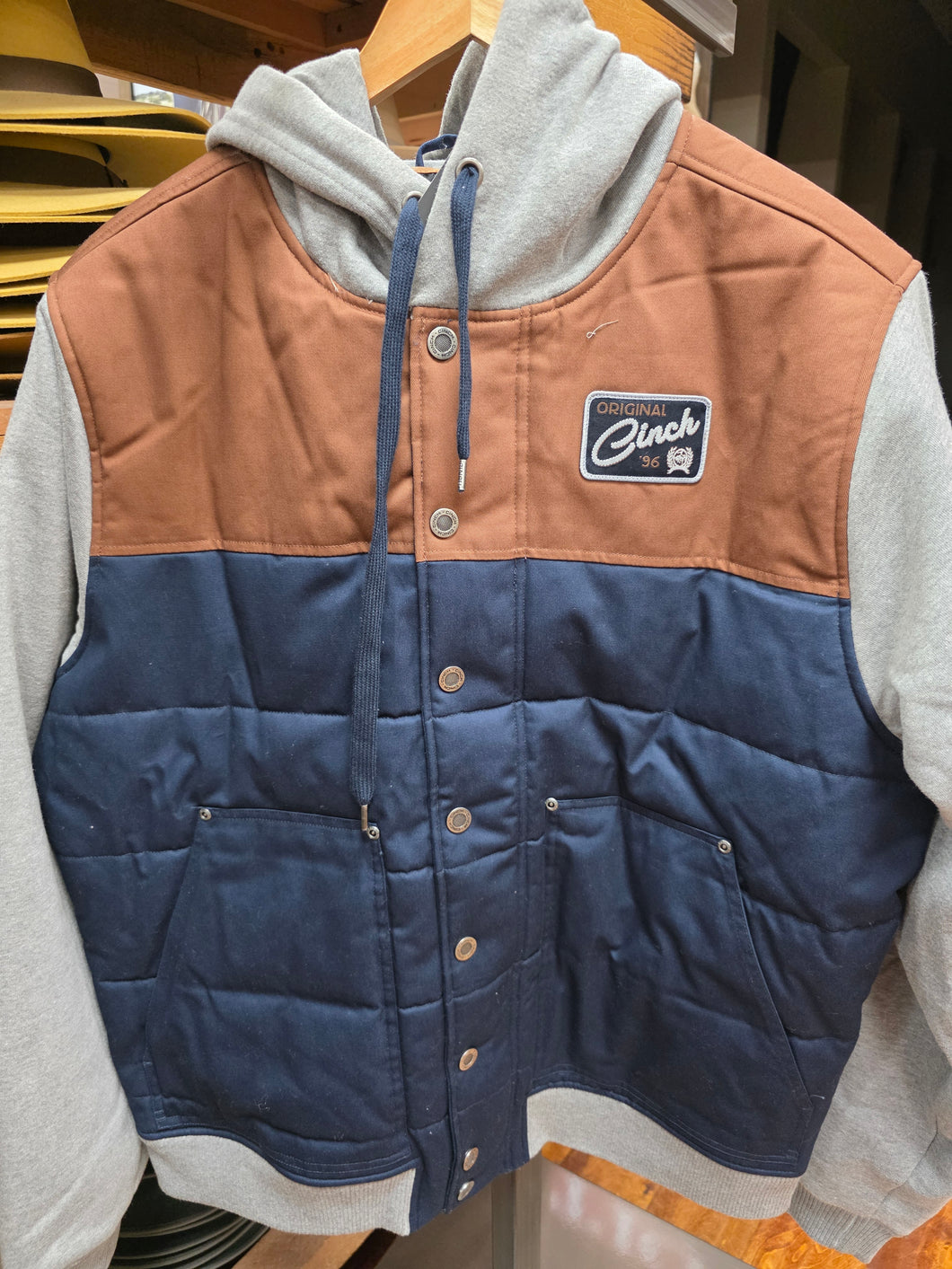 Cinch- Mens Multicolor Hoodie Jacket