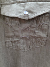 Load image into Gallery viewer, Hooey- Men's Dark Olive Pearl Snap Long Sleeve.