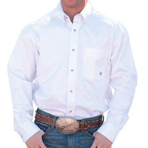 Ariat Solid Twill White Shirt