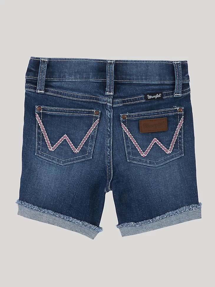 Girl's Cuffed Wrangler Jean Shorts