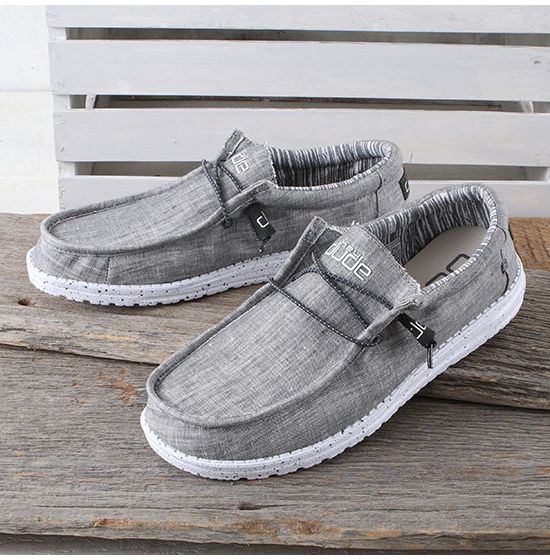 Chambray Navy Wally Chambray Hey Dude Wally Chambray Navy Women - Main Image