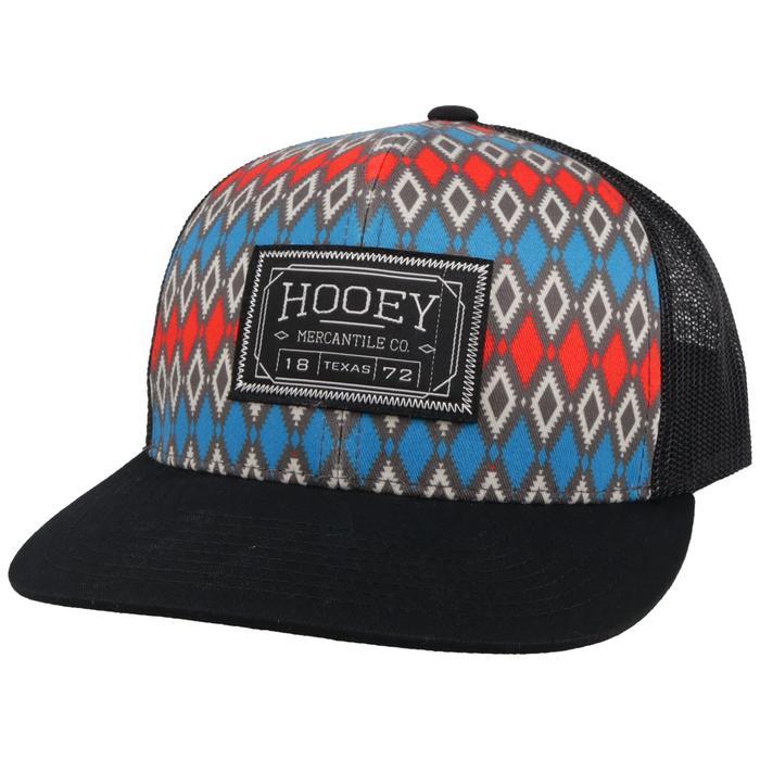 Hooey Doc Red/Blue Aztec Trucker Cap