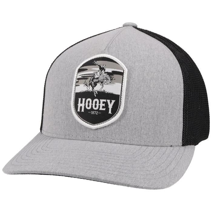 Hooey Cheyenne Black/Grey Flexfit Trucker Cap