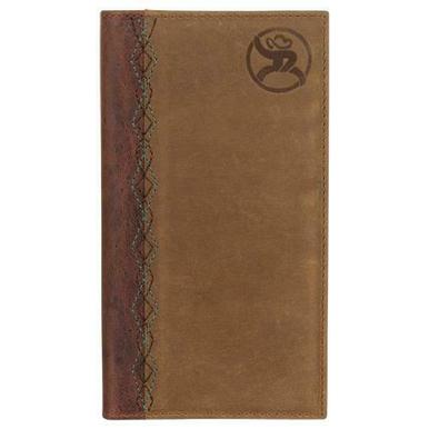 Roughy Stitched Checkbook Cover