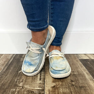 Hey Dude Tie Dye Dawn Blue