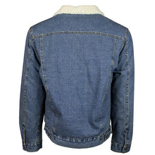 Load image into Gallery viewer, Hooey Men&#39;s Denim with Cream Sherpa Jacket