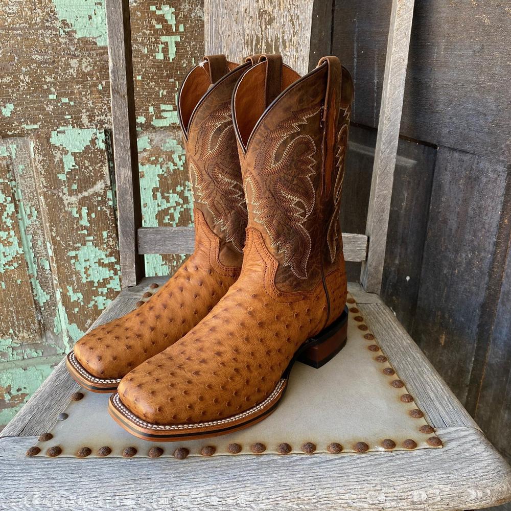 Dan Post Men's Alamosa Ostrich Leather  Western Boot