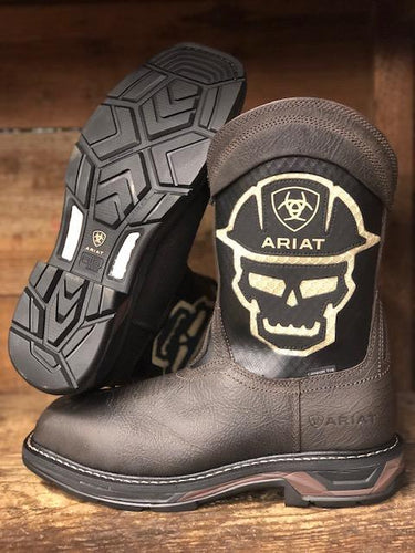 Ariat Men's Iron Coffee Workhog XT VentTEK Work Boots