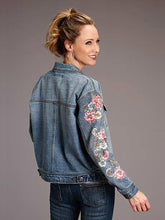 Load image into Gallery viewer, Stetson Floral Denim Jacket