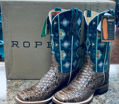 Roper Women’s Oakley Python Brown Exotic