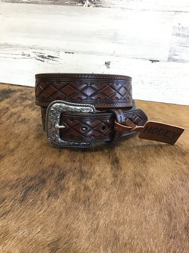 Hooey Diamond Print Belt