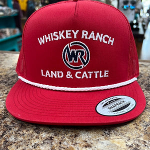 Whiskey Ranch Red Rope Hat