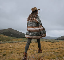 Load image into Gallery viewer, Women’s Stetson Brown Serape Cardigan