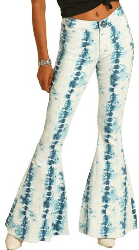 Rock and Roll Light Wash High Rise Pull On Jeans