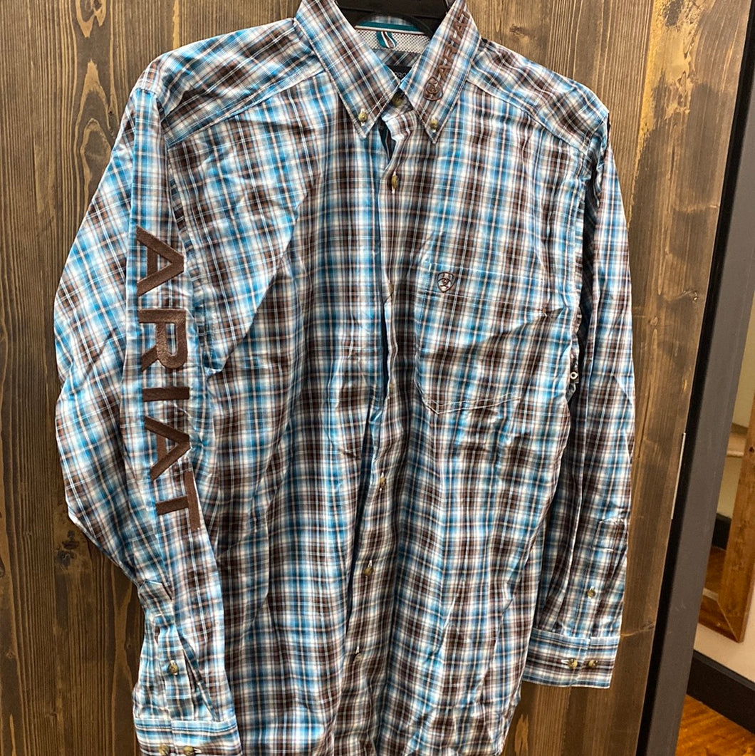 Mens Ariat Pro Team Cade Classic LS Shirt.