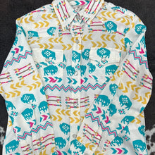 Load image into Gallery viewer, Roper Little Girls Buffalo Print Shirt