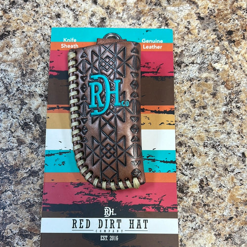 Rawhide Laced Edge Knife Sheath