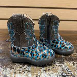 Infant Girls Cowbabies Leopard Boots