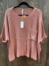 Load image into Gallery viewer, Women’s Short Sleeve Knit Sweater