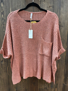 Women’s Short Sleeve Knit Sweater