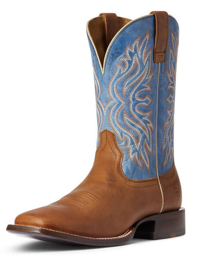 Men’s Circuit Greeley Tan/Blue Sq. Toe Boot