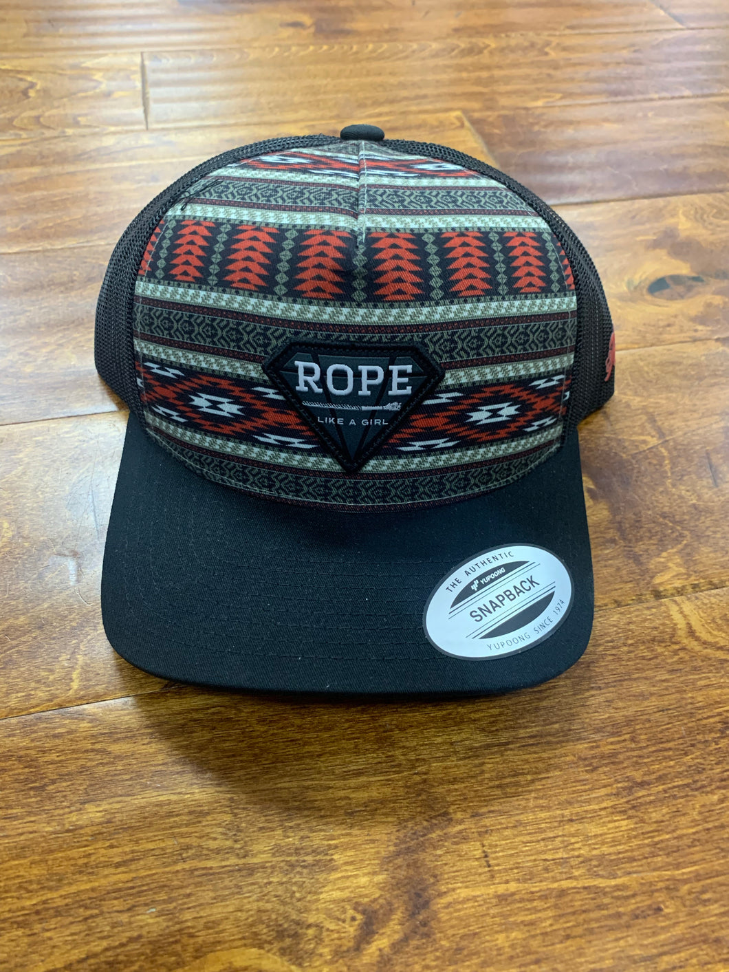 Rope like a Girl Aztec with Diamond Patch