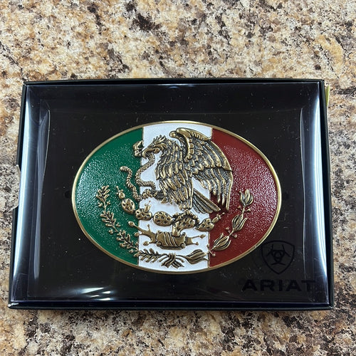 Mexican Flag Eagle Buckle