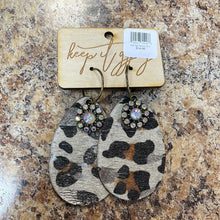 Load image into Gallery viewer, Designed Bedazzled Earrings