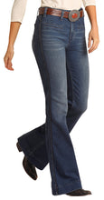 Load image into Gallery viewer, Rock and Roll Women&#39;s High Rise Trouser Light Navy