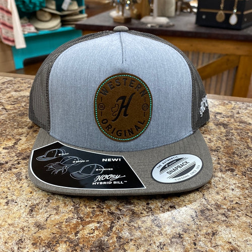 Hooey Spur Grey/Brown Trucker Cap