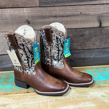 Load image into Gallery viewer, Girls Ariat Ventek Metallic Leopard Boot