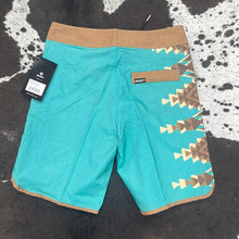 Load image into Gallery viewer, Hooey &quot;Shaka&quot; Brown Atzec Board Shorts