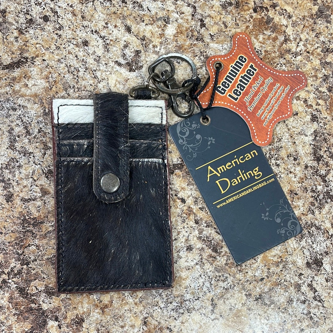 American Darling Cowhide Keychain