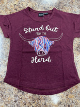 Load image into Gallery viewer, “Stand Out From The Herd” Girls Tee