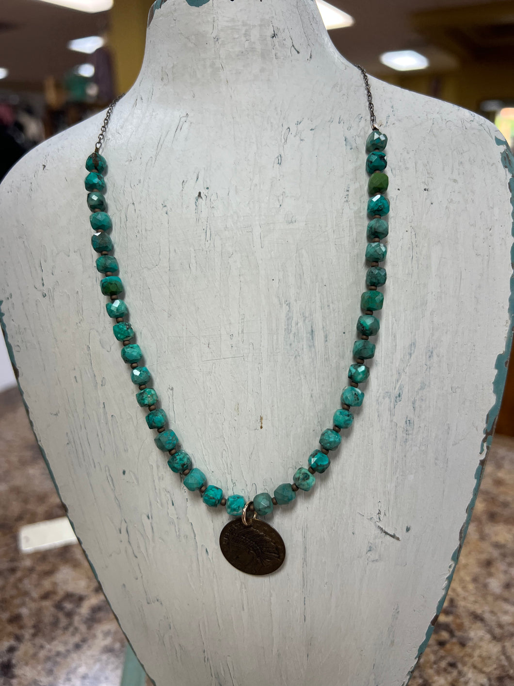 J.Forks Turquoise Necklace