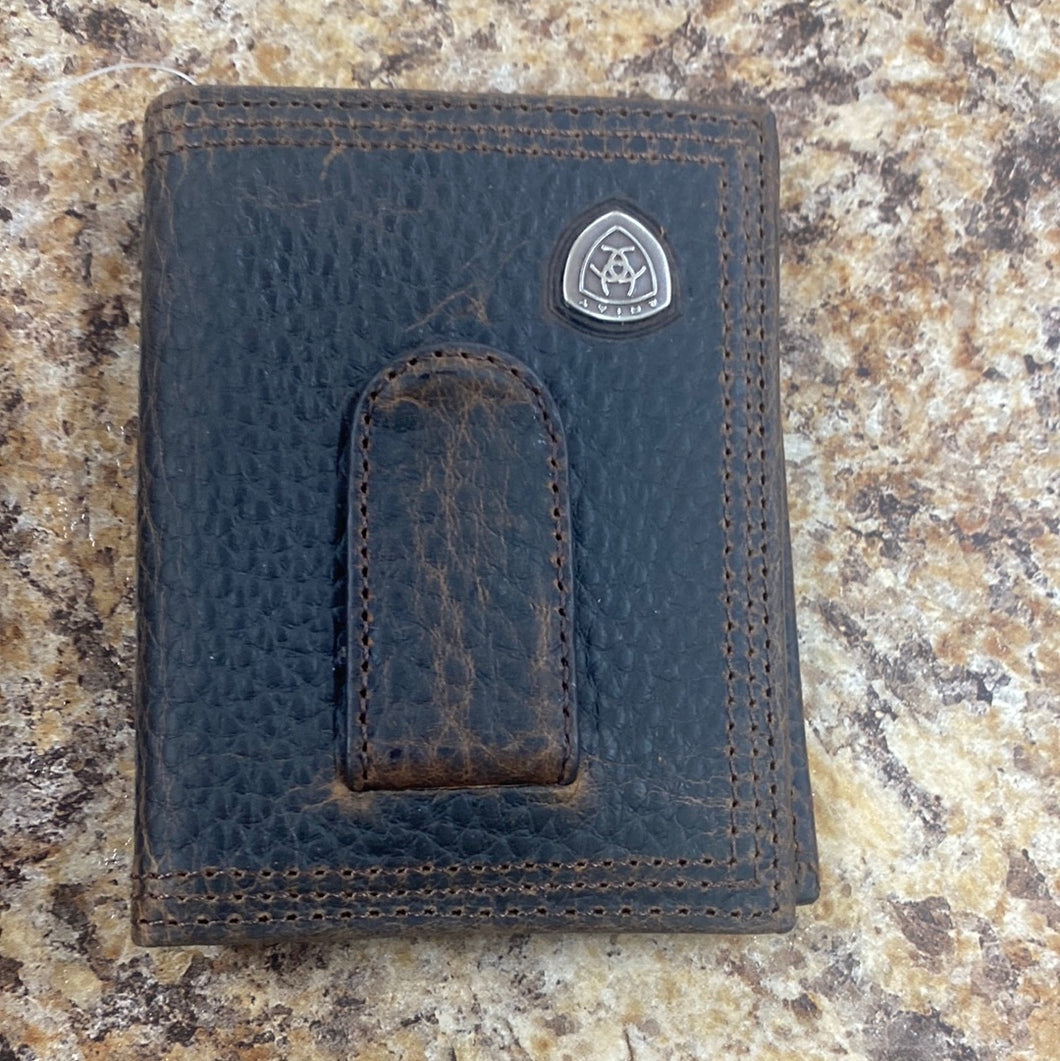 Ariat Dark Brown Leather Wallet