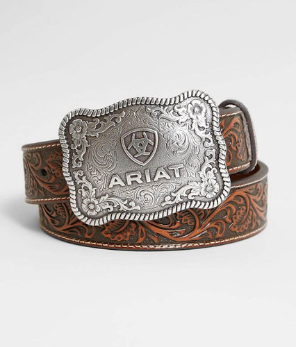 Ariat Tooled Leather Belt with Buckle