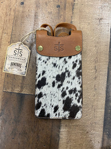 STS Cowhide Cellphone Crossbody Wallet