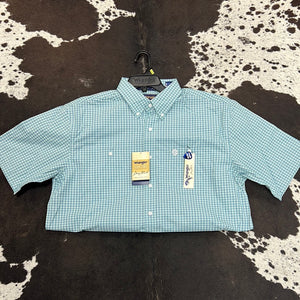 Men’s Blue George Strait Button Up