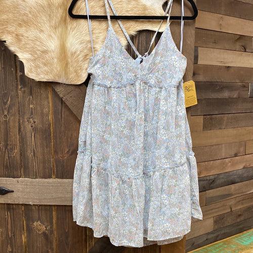 Wishlist Light Blue Floral Dress